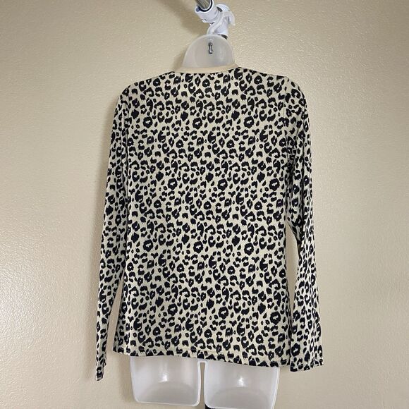 Blooming Jelly Women’s Leopard Print Long Sleeve Size S - Picture 2 of 7